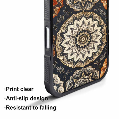 iPhone 17 Pro Max Case — Small Mandala Pattern, Randomly Floral, Unique Phone Case Design