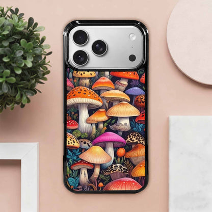 iPhone 17 Pro Max Case — Mushrooms Pattern Hundreds Of Original Art, Custom Print Case Cover