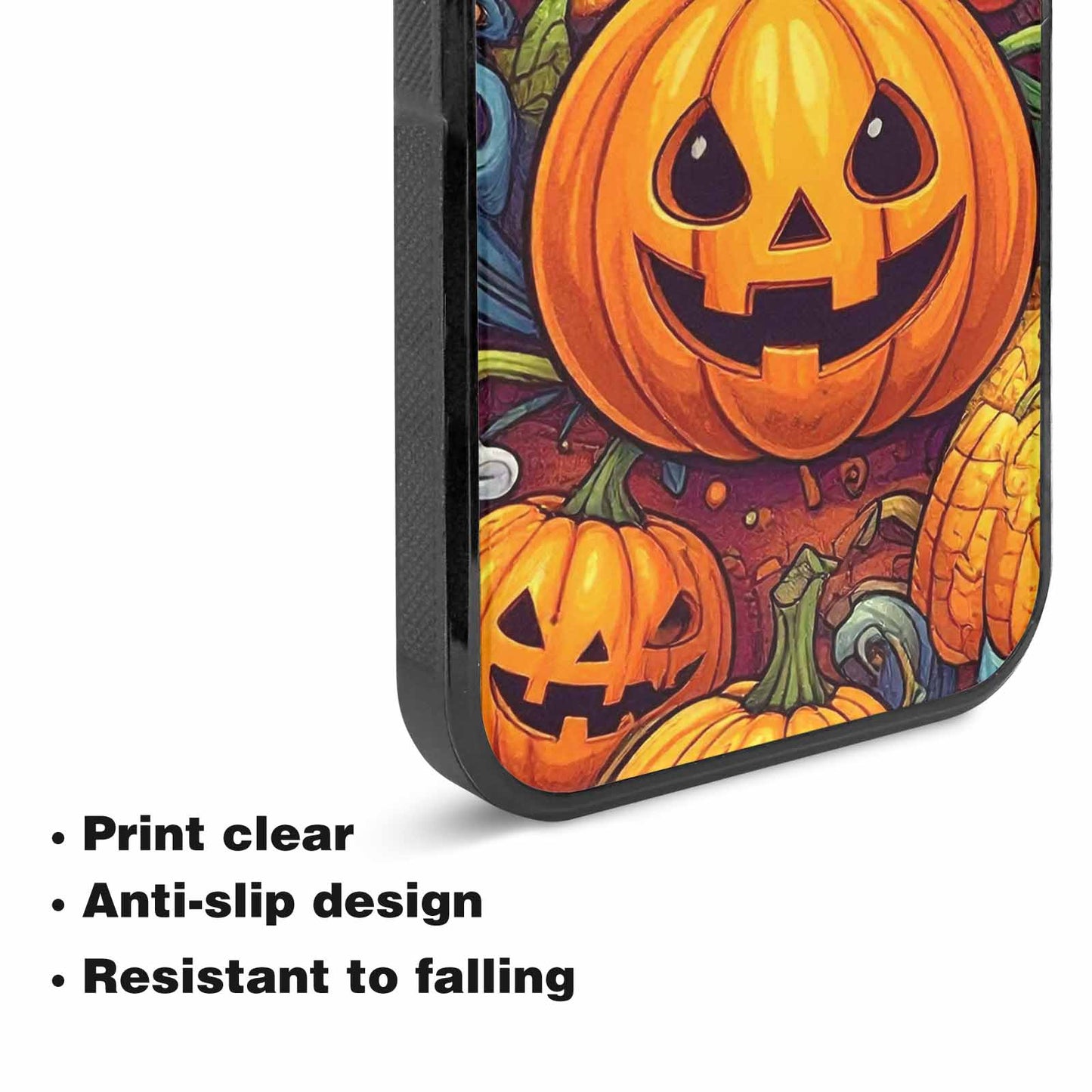 iPhone 15 Plus Case — Halloween Art Print Edge To Edge, Custom Phone Case