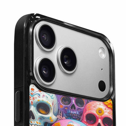 iPhone 17 Pro Case — Sugar Skullsmelting Sugar Skulls Gothic Skulls, Custom Art Phone Cover