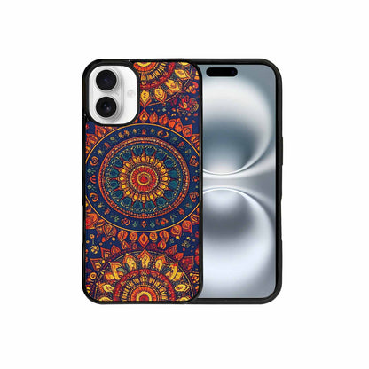 iPhone 16 Plus Case — Mandala Lions, Custom Designed Case Cover