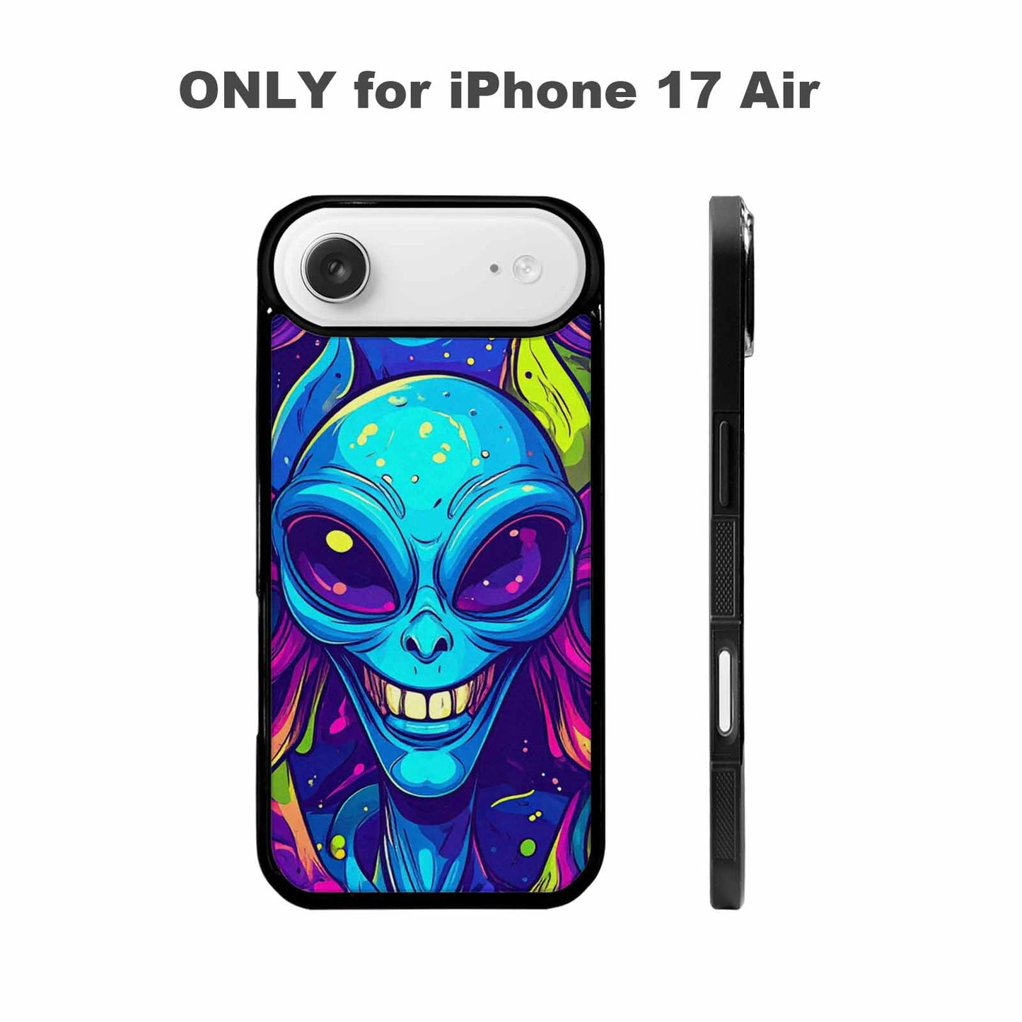 iPhone 17 Air Case — Alien Ufo Cartoon Art Pattern Alien, Custom Printed Phone Case