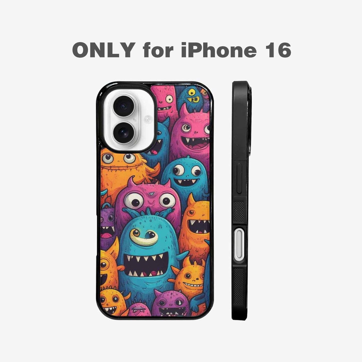iPhone 16 Case — Monsters General Cartoon Monst, Custom Designed Case Cover