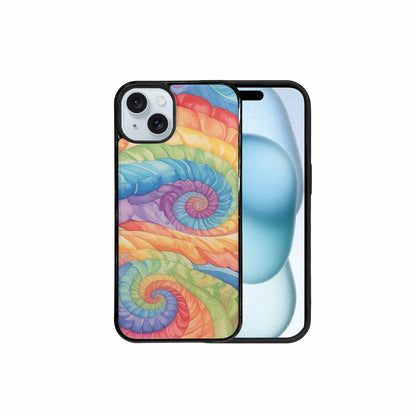 iPhone 15 Plus Case — Tie Dye Swirls Tie Dye Swirls, Custom Printed Phone Case
