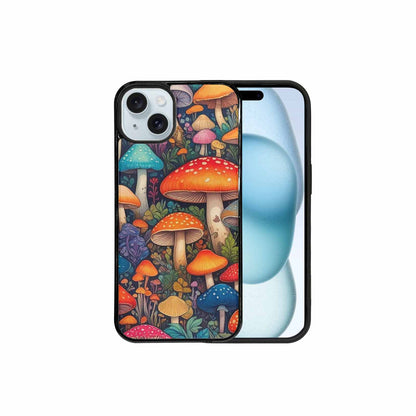 iPhone 15 Plus Case — Mushrooms General Mushrooms Pa, Custom Art Phone Cover