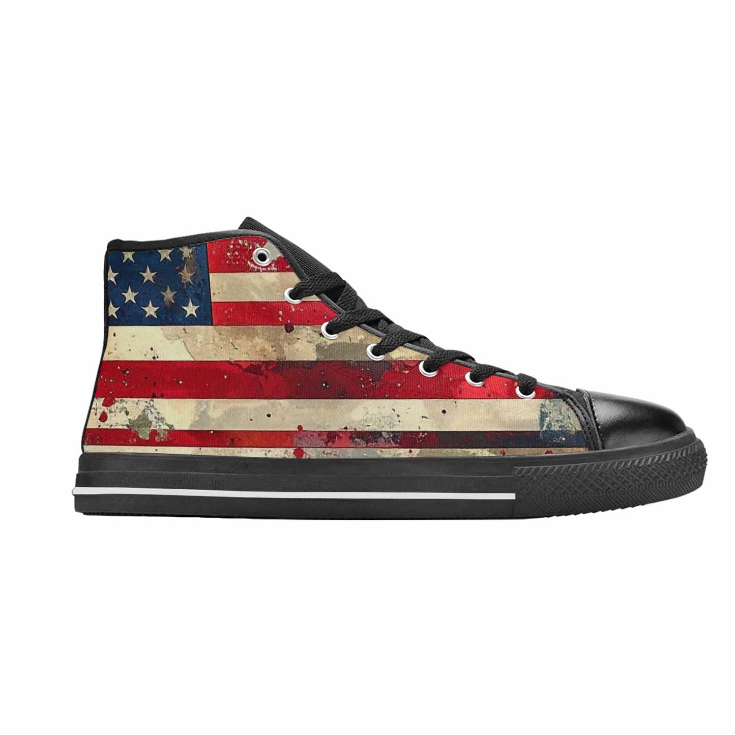 MEN'S American Flag Stars High Top Canvas Dreamcore Sneakers