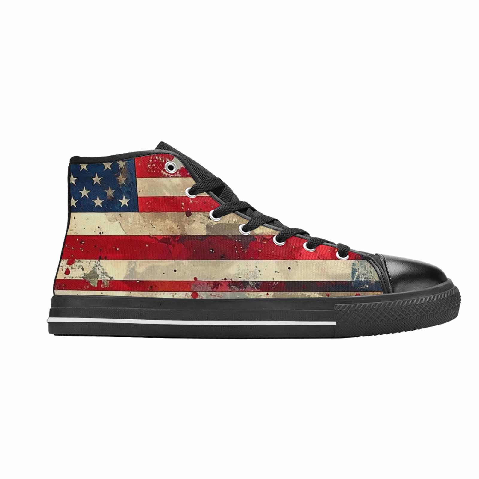 MEN'S American Flag Stars High Top Canvas Dreamcore Sneakers