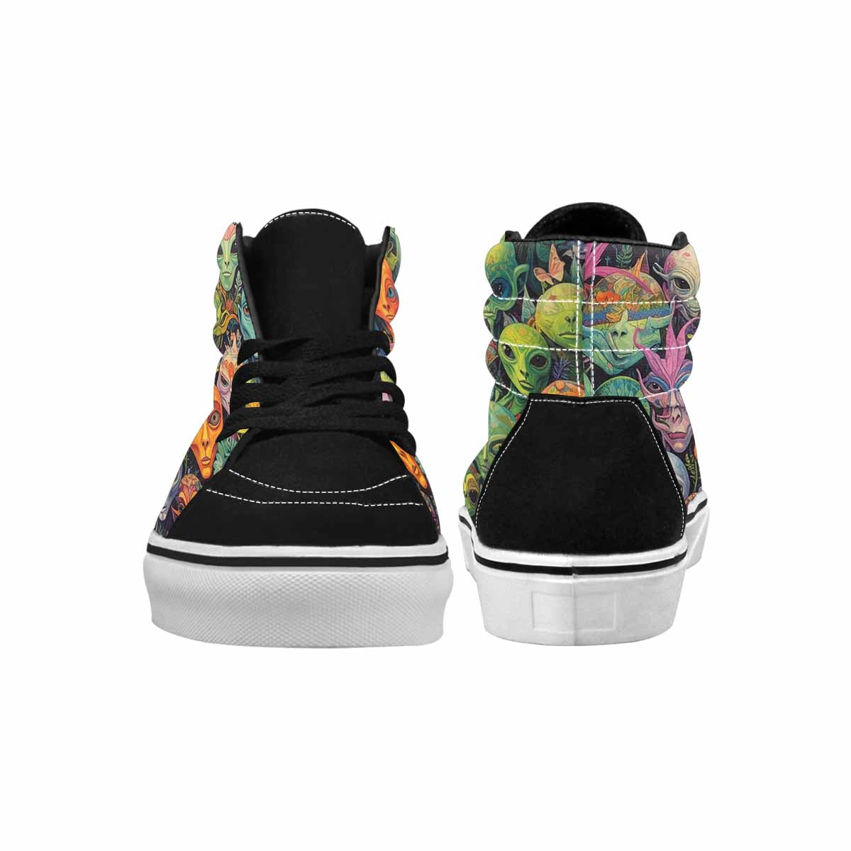 MEN'S Aliens High Top Canvas Grunge Shoes
