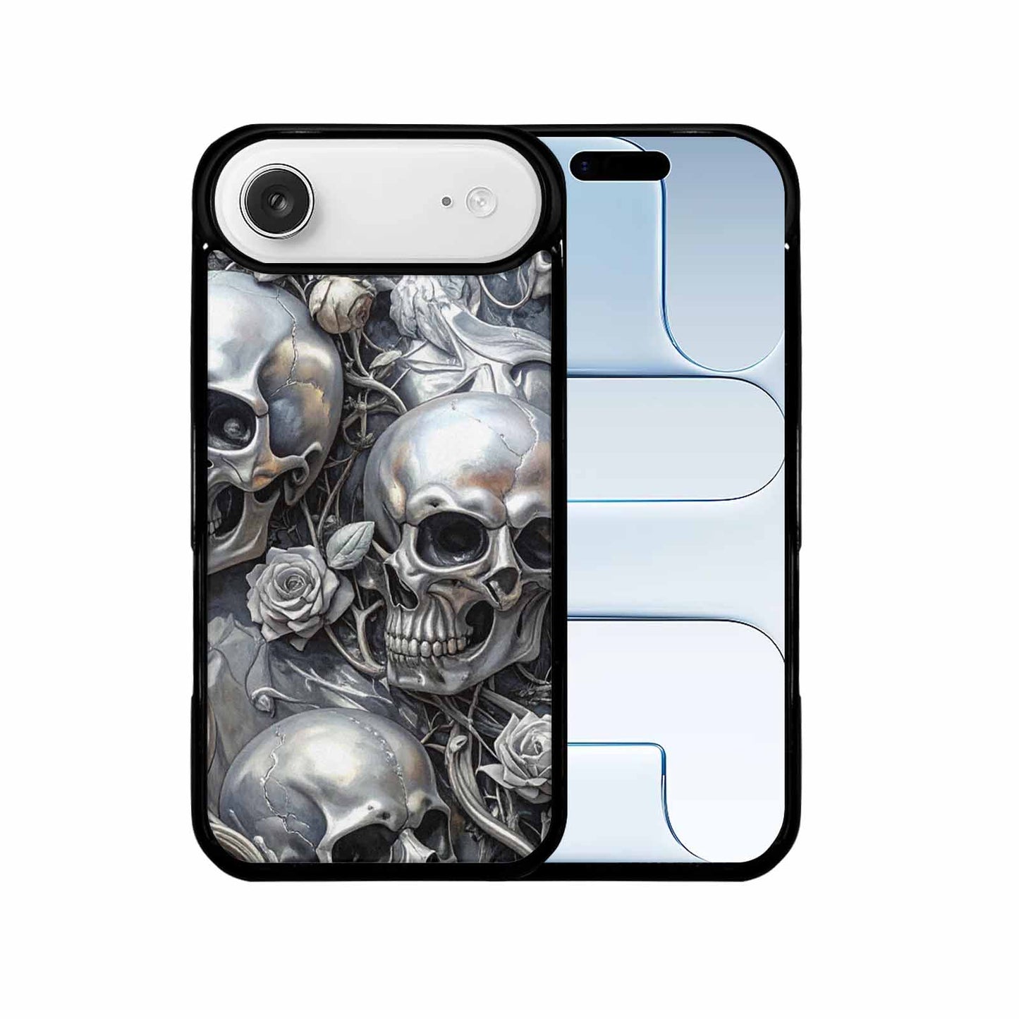 iPhone 17 Air Case — Seamless Tileable Pattern Of Overlapping Gothic, Personalized Phone Case