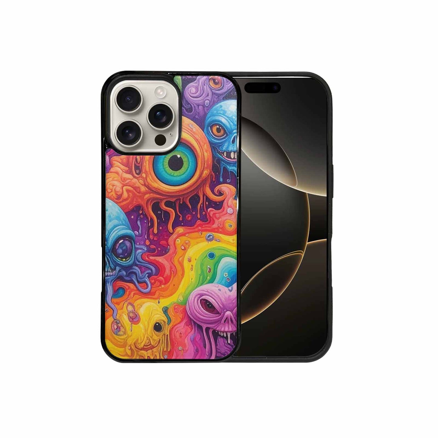 iPhone 16 Pro Max Case — Aliens Tie Dyemelting Aliens P, Customized Protective Case