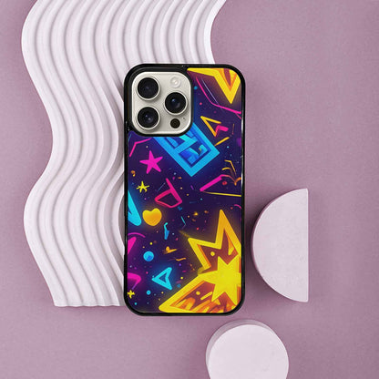 iPhone 16 Pro Max Case — 80s Retro Motif 80s Retro Motifs, Original Design Phone Case