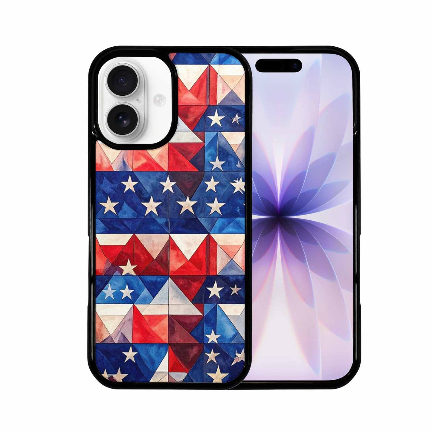 iPhone 17 Case — Small American Flag Stars Galaxy Space, Custom Made Phone Cover