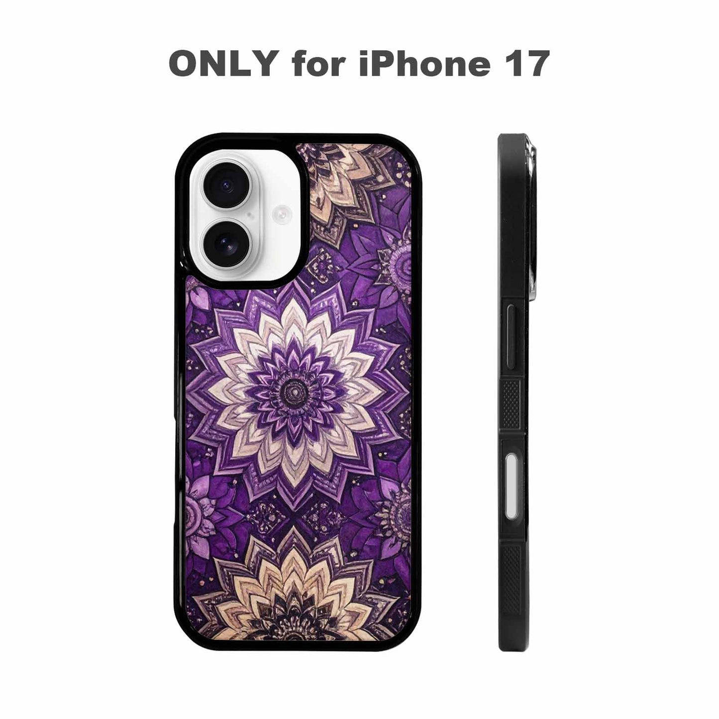iPhone 17 Case — Small Mandala Pattern, Randomly Floral, Original Design Phone Case