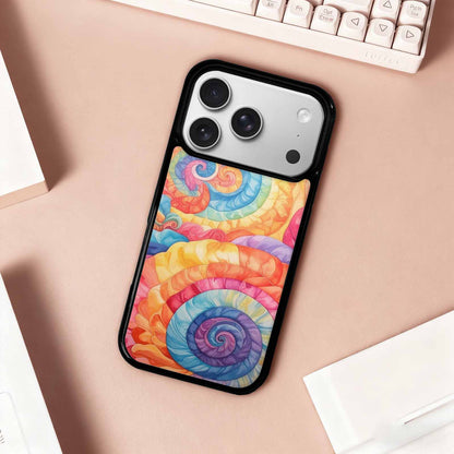 iPhone 17 Pro Case — Tie Dye Swirls Tie Dye Tie, Original Design Phone Case