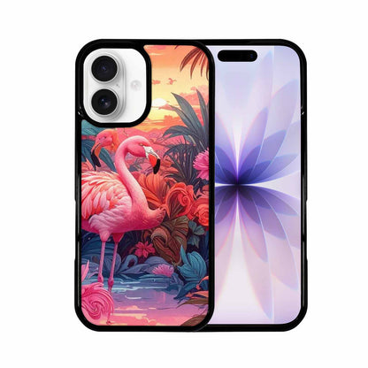 iPhone 17 Case — Flamingo Tropical Flamingo Tropical Original Art, Customized Protective Case