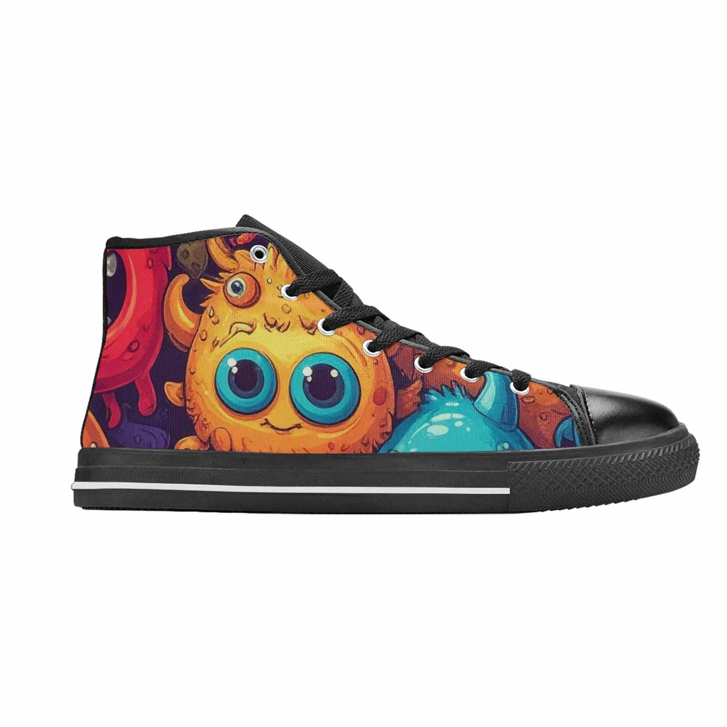 MEN'S Cartoon Monster Character High Top Canvas Y2K Sneakers