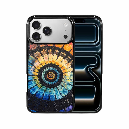 iPhone 17 Pro Max Case — Tie Dye Swirls (black Tie Dye, Custom Printed Phone Case