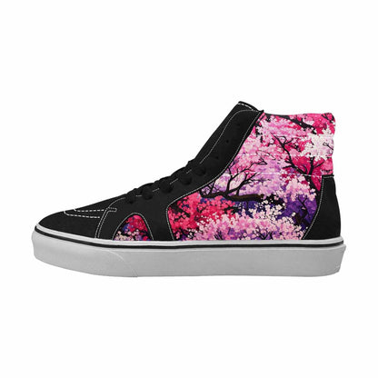 MEN'S Cherry Blossom Branch Cherry High Top Canvas Dreamcore Shoes