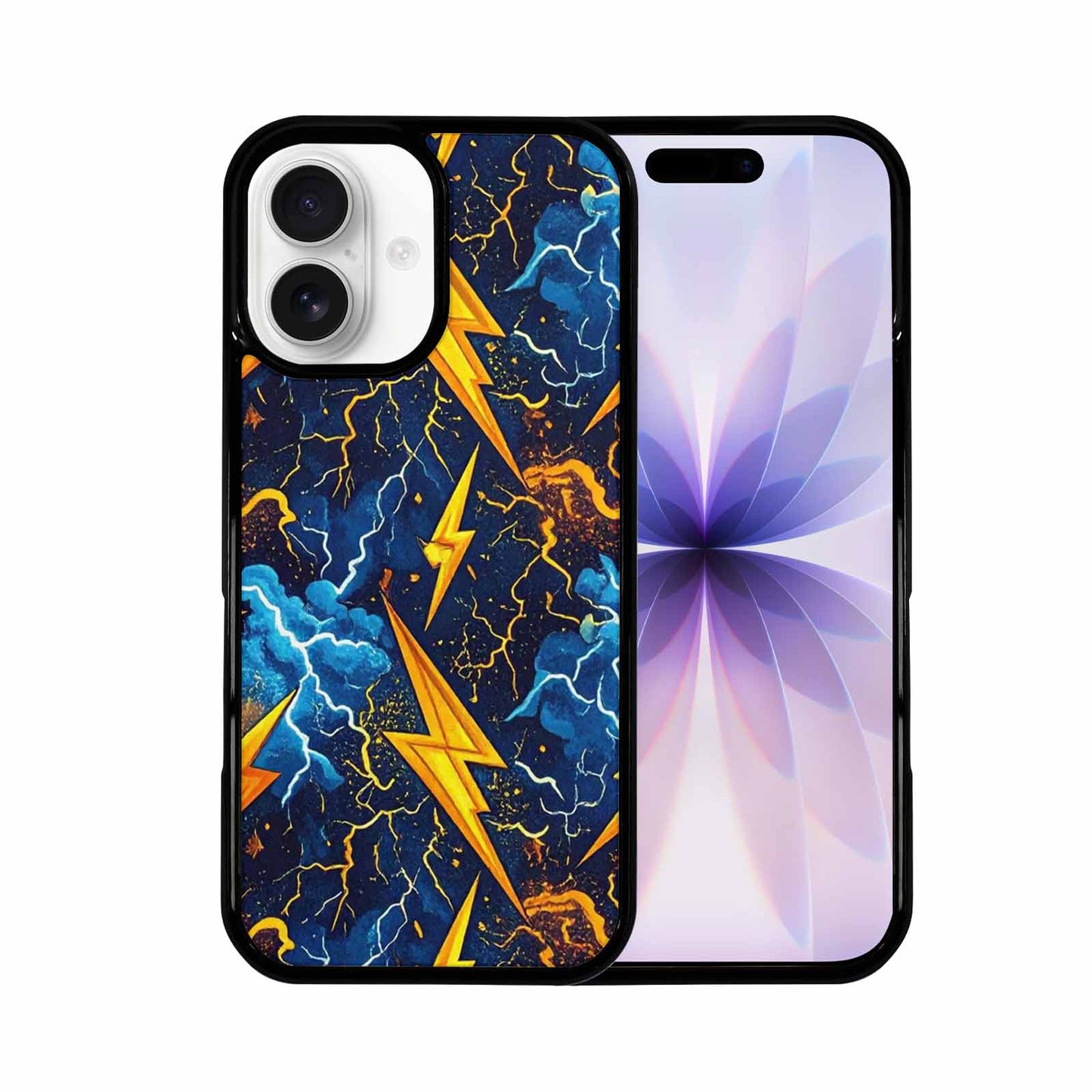 iPhone 17 Case — Small Lightning Bolt Randomly Original Art, Custom Designed Case Cover