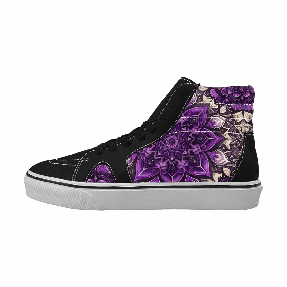 WOMEN'S Mandala High Top Canvas Surreal Custom Shoes