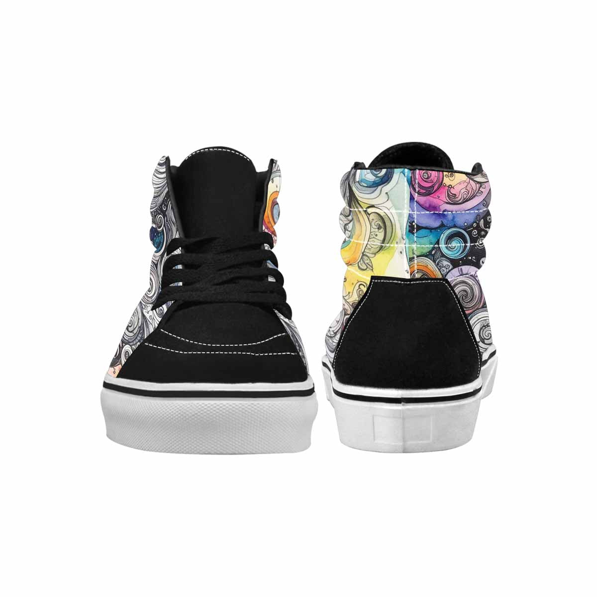 MEN'S Tie High Top Canvas Surreal Shoes