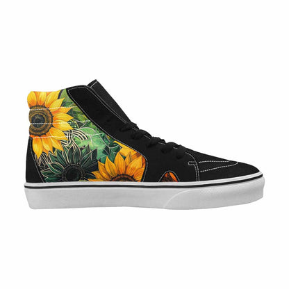 WOMEN'S Blend Melt Them High Top Canvas Vibrant Chaos Custom Sneakers