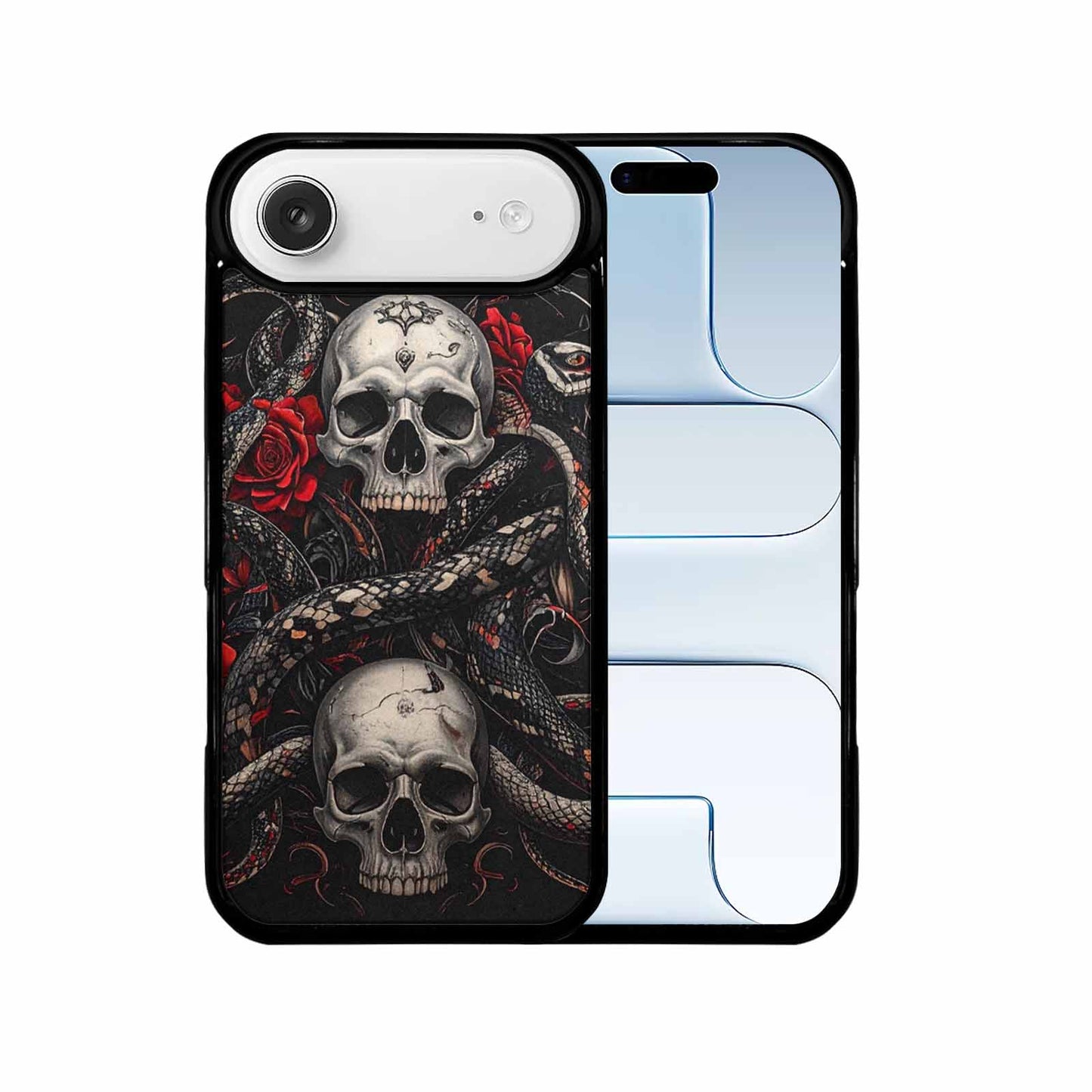 iPhone 17 Air Case — Skull Dark Art Gothic Print Gothic, Custom Designed Case Cover