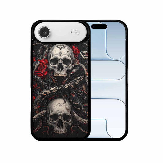 iPhone 17 Air Case — Skull Dark Art Gothic Print Gothic, Custom Designed Case Cover