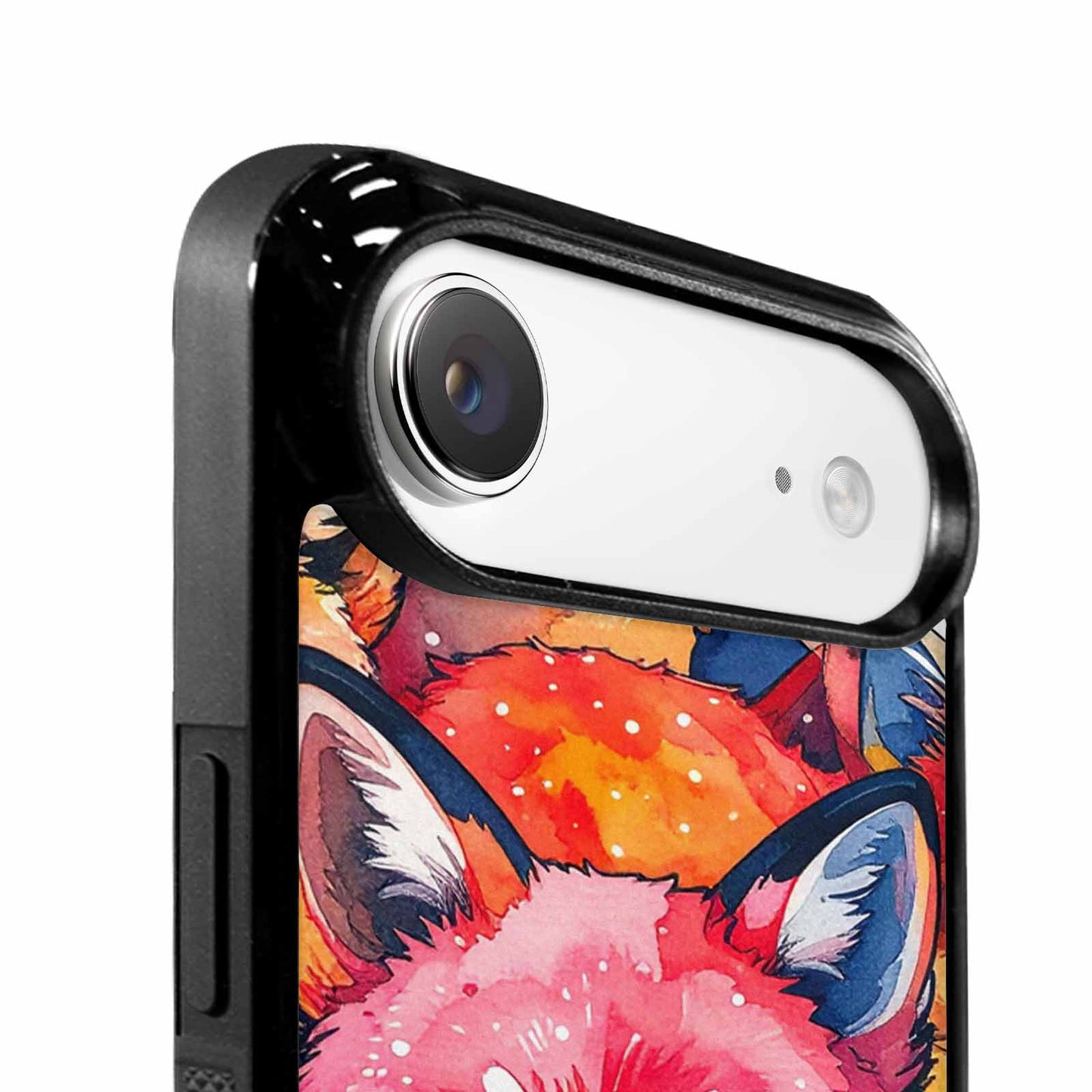 iPhone 17 Air Case — Watercolor Kawaii Fox Faces Watercolor Abstract, Custom Designed Case Cover
