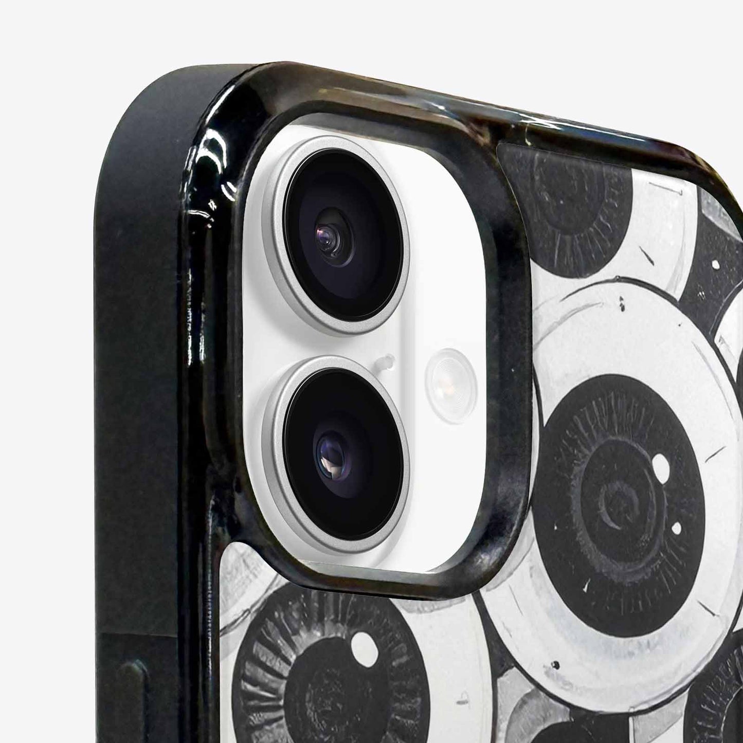 iPhone 16 Plus Case — Googly Cartoon Eyeballs Custom, Custom Print Case Cover