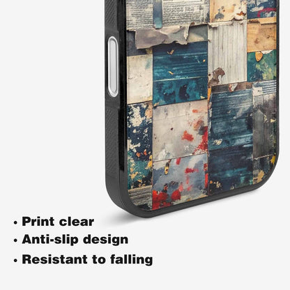 iPhone 16 Case — Distressed Grunge Texture Pattern Hundreds Of, Personalized Phone Case
