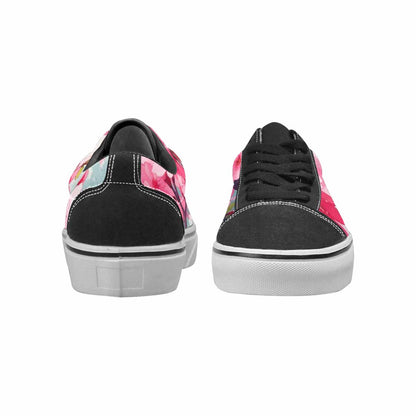 WOMEN'S Cherry Blossom Canvas Made To Order Cottagecore Custom Print Sneakers
