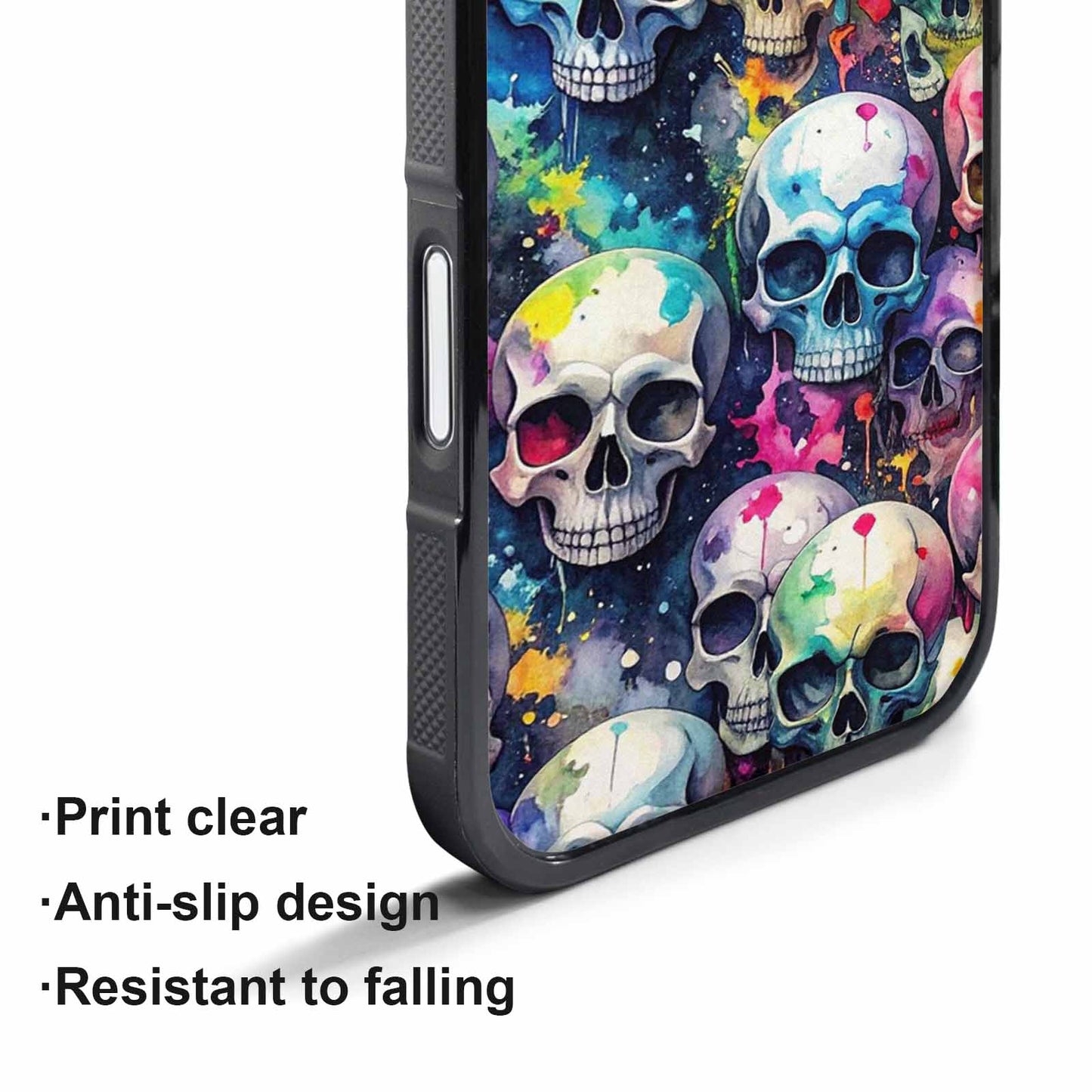 iPhone 17 Pro Case — Skull Dark Art Gothic Print Gothic, Customized Protective Case