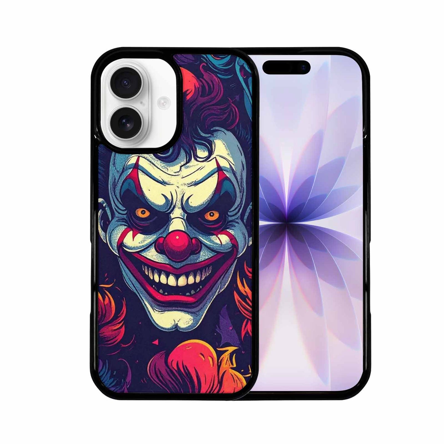 iPhone 17 Case — Evil Clowns Heads Faces Cartoon Cute, Custom Art Phone Cover