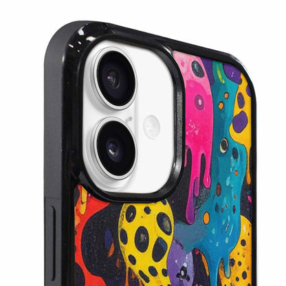 iPhone 17 Case — Melting Aliens Pattern Alien Scifi, Unique Phone Case Design
