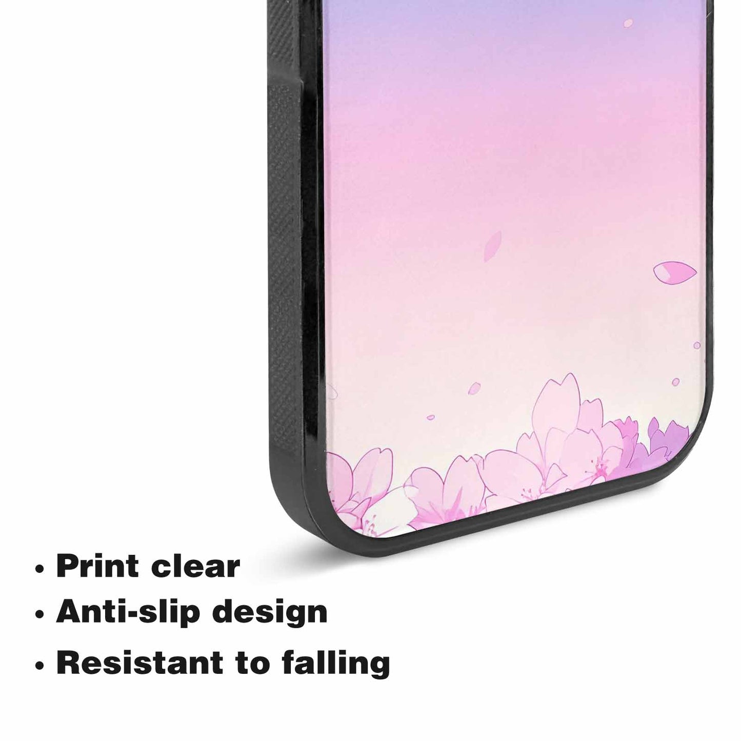 iPhone 15 Plus Case — Anime Cherry Blossom Custom, Custom Printed Phone Case