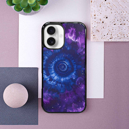 iPhone 16 Case — Cosmic Tie Dye, Custom Print Case Cover