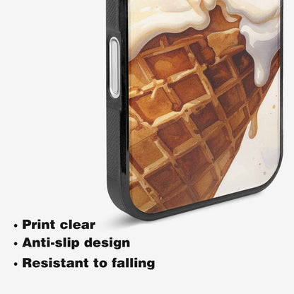 iPhone 16 Case — Extreme Close Up Shot Only Drippig, Customized Protective Case