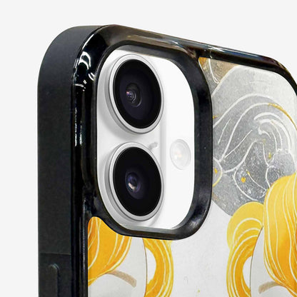iPhone 16 Plus Case — Gemini Twins Zodiac Pattern Seamless Repeat, Original Design Phone Case