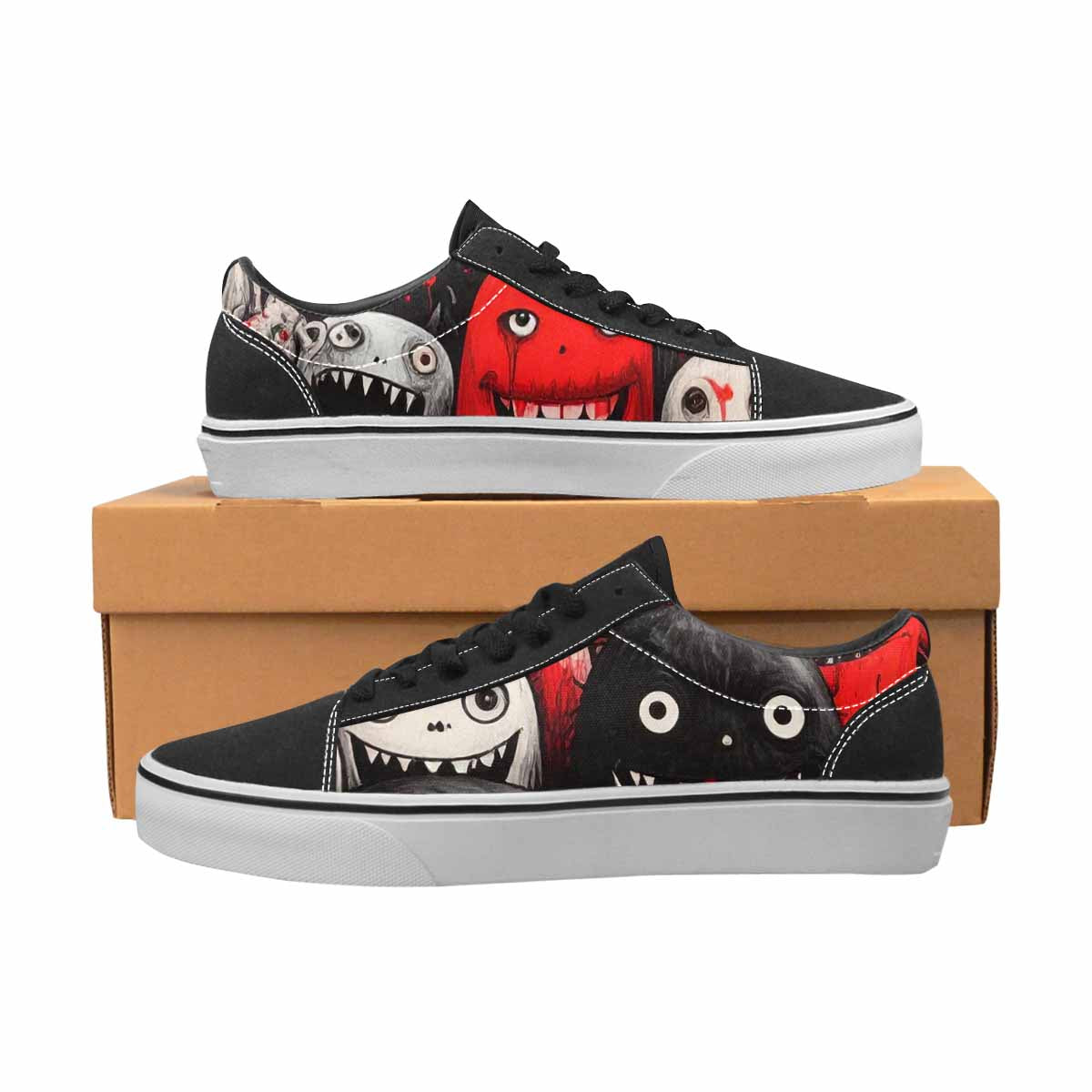 WOMEN'S Monsters (general) Lace-Up Canvas Dreamlike Shoes