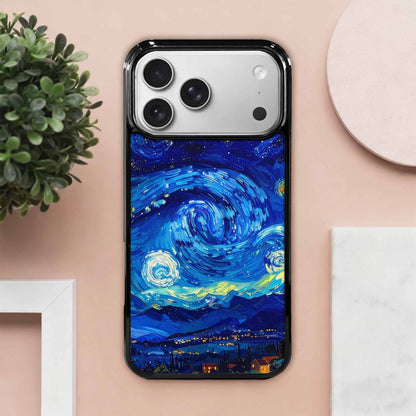 iPhone 17 Pro Max Case — Starry Night Van Gogh Galaxy Space, Custom Printed Phone Case