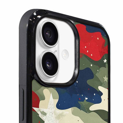iPhone 17 Case — Military Camo Blotch Texture Galaxy Space, Personalized Phone Case