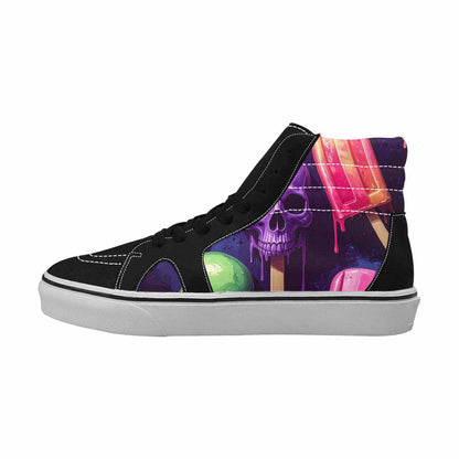 MEN'S Greyscale Candy Skull Colored A Ferion