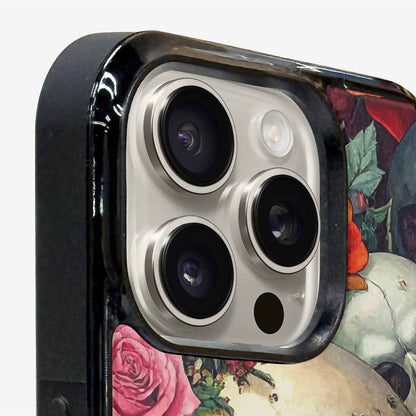 iPhone 16 Pro Max Case — Skulls And Rosesmelting Skulls A Aor, Personalized Phone Case