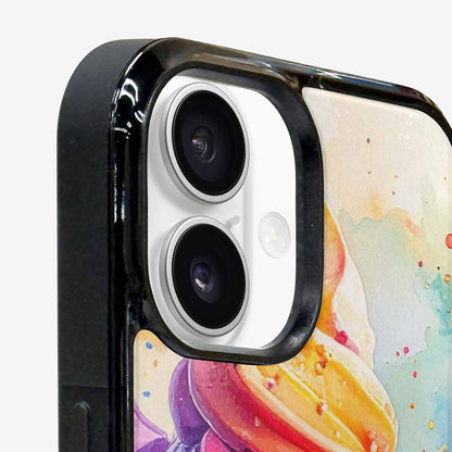 iPhone 16 Plus Case — Melting Icecream Collage, Custom Designed Case Cover