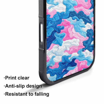 iPhone 17 Pro Max Case — Vivid Camo Transgender Camo, Custom Printed Phone Case