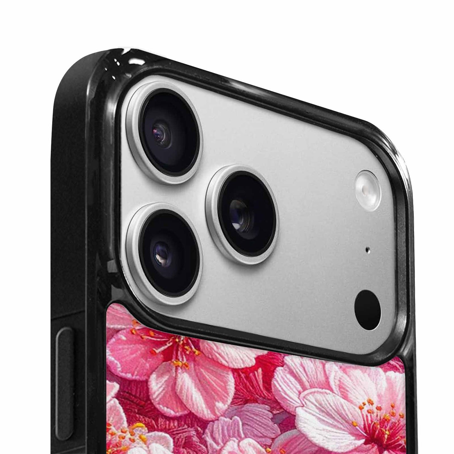 iPhone 17 Pro Case — Glowing Cherry Blossom Original Art, Custom Phone Case