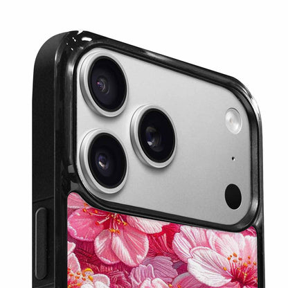 iPhone 17 Pro Case — Glowing Cherry Blossom Original Art, Custom Phone Case