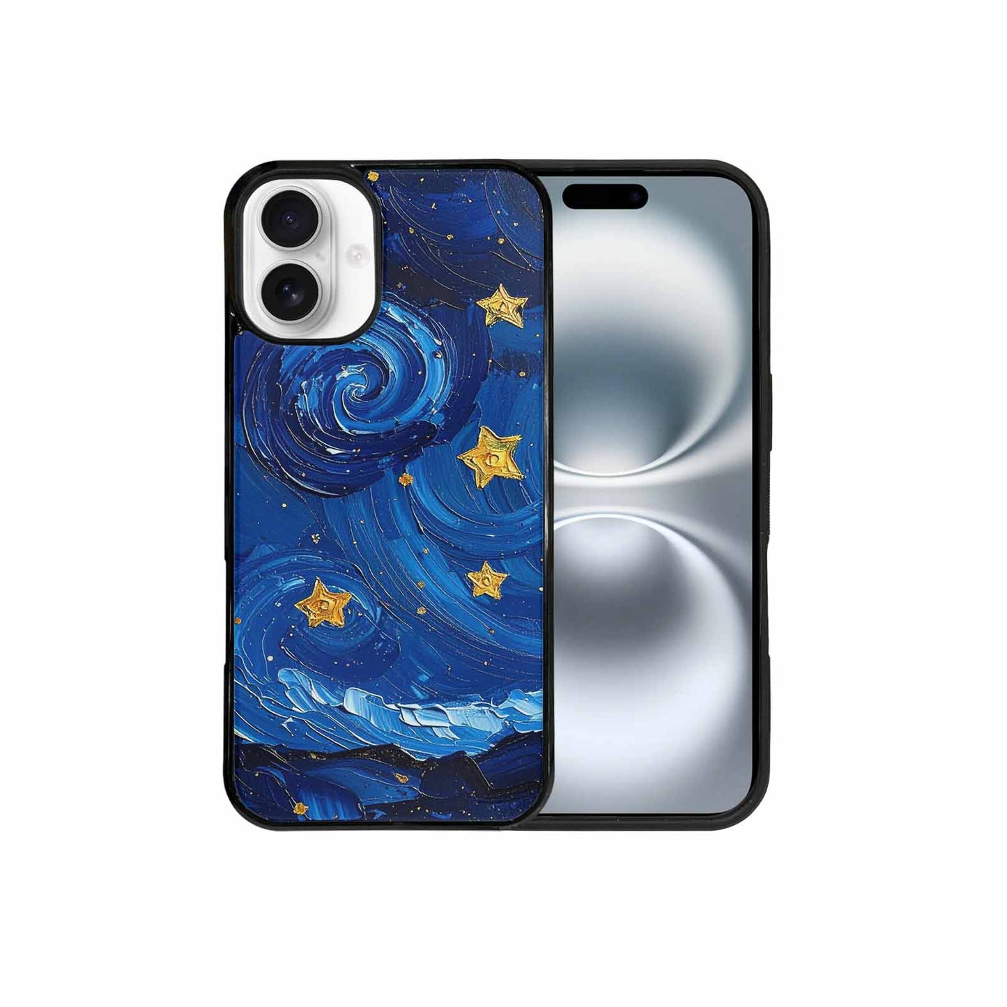 iPhone 16 Plus Case — Starry Night Galaxy Custom, Customized Protective Case