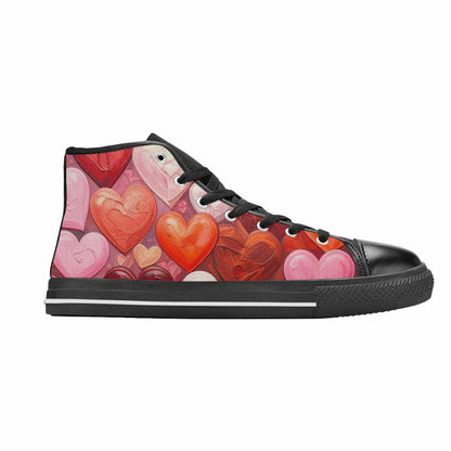 MEN'S No Words Or High Top Canvas Neon Fantasy Shoes